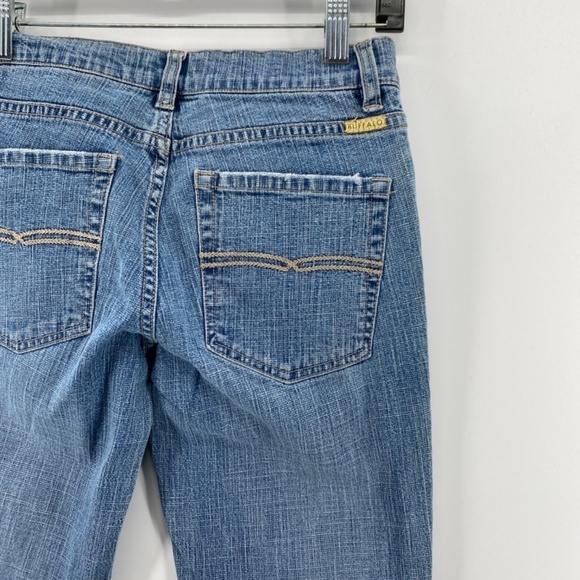 Buffalo David Bitton Jeans Women's Size 26 Boot Cut Washed Blue 5 Pocket - Picture 10 of 14